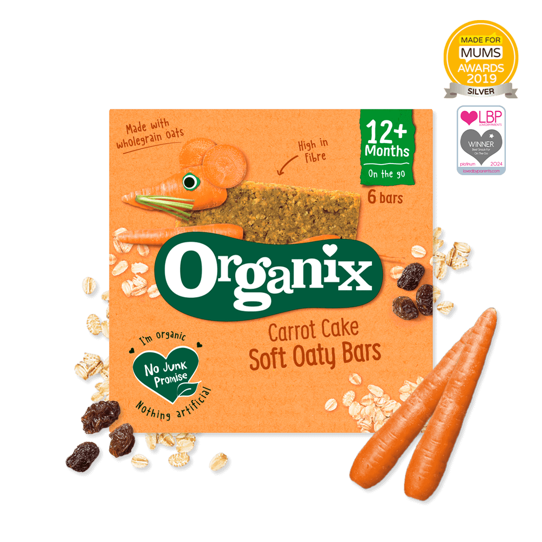 Carrot Cake Soft Oaty Bars