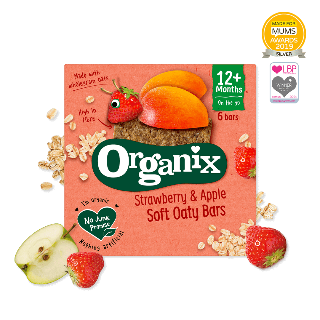 Strawberry & Apple Soft Oaty Bars